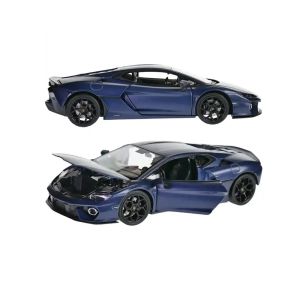 Метална кола Lamborghini Temerario, 1:24, тъмносиня, Welly 