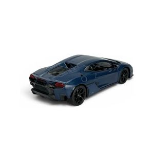Метална кола Lamborghini Temerario, 1:24, тъмносиня, Welly 