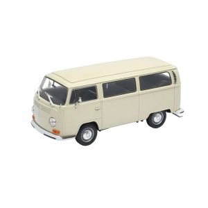 Метален бус Volkswagen Bus T2 1972, 1:24, Кремав, Welly 