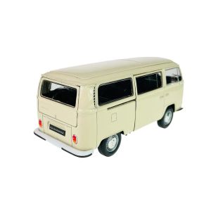 Метален бус Volkswagen Bus T2 1972, 1:24, Кремав, Welly 