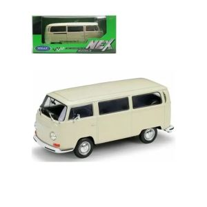 Метален бус Volkswagen Bus T2 1972, 1:24, Кремав, Welly 