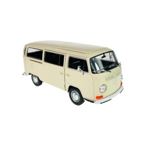 Метален бус Volkswagen Bus T2 1972, 1:24, Кремав, Welly 