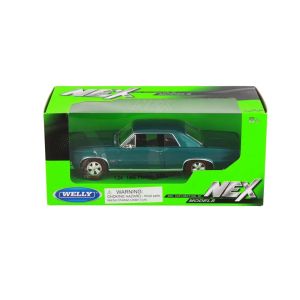 Метална кола Pontiac GTO 1965, 1:24, Зелена, Welly 