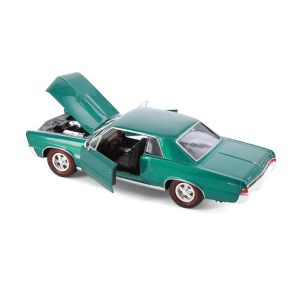 Метална кола Pontiac GTO 1965, 1:24, Зелена, Welly 