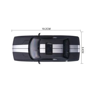 Метална кола Dodge Challenger SRT 2012, 1:24, Черна, Welly 