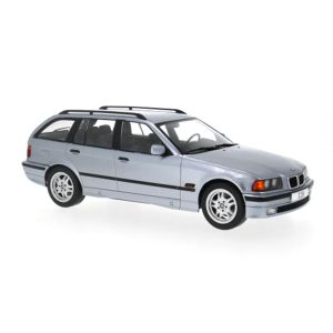 Метална кола BMW 3 Series E36 Touring 1995 1:18 Сребриста – Model Car Group