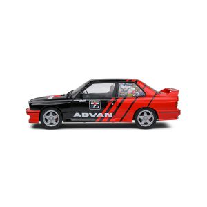 Метална кола BMW E30 M3 Drift Team 1990 1:18 Черна – Solido