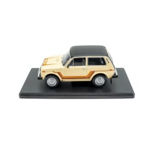 Метална кола Lada Niva 5000 1:24, бежова – White Box