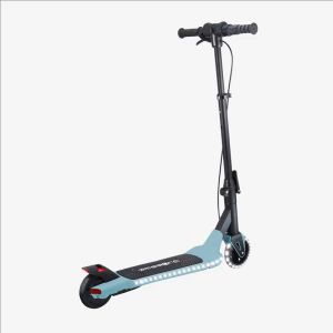 Електрическа тротинетка със светеща платформа и колела GLOBBER E-MOTION 8 - пастелно синя
