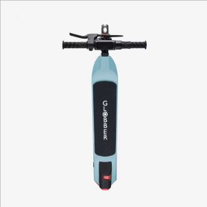 Електрическа тротинетка със светеща платформа и колела GLOBBER E-MOTION 8 - пастелно синя
