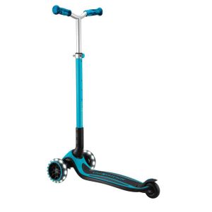 Сгъваема тротинетка за деца над 4 години GLOBBER ACE LIGHTS, синя