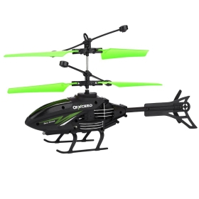 Играчка хеликоптер с дистанционно управление, зелен
