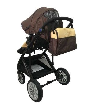 Комбинирана количка 2 в 1 Zooper Flamenco Khaki Plaid, кафява