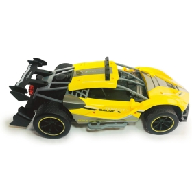 Спортна кола с дистанционно управление и презареждащи батерии, жълта