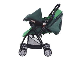 Комбинирана количка Zooper Salsa Apple Green Plaid, зелена