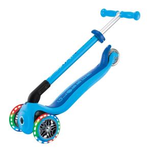 Сгъваема тротинетка GLOBBER PRIMO FOLDABLE LIGHTS - небесно синя