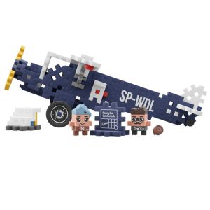Мини вафлен конструктор Marioinex "Самолет RWD-13", 120 части