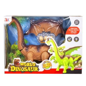Динозавър с криле снасящ яйца, със светлини и звуци