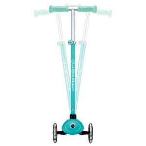 Детска тротинетка със светещи колела PRIMO PLUS GLOW LIGHTS, ментов цвят