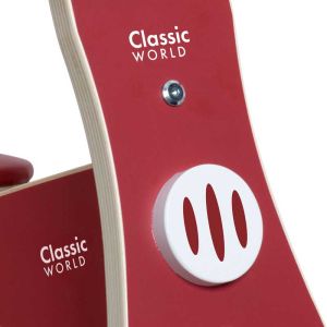 Дървено баланс колело Classic World в бордо, 2+ години