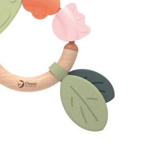 Силиконова бебешка гризалка Листенца Classic World