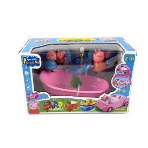 Детски комплект Peppa Pig с вана и фигурки