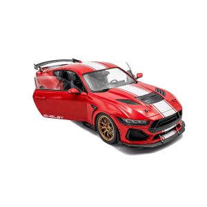 Метална кола Shelby Mustang Super Snake 2025 1:18 червен, Solido