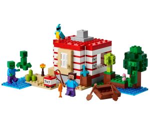LEGO Minecraft TNT къща в джунглата, 287 части