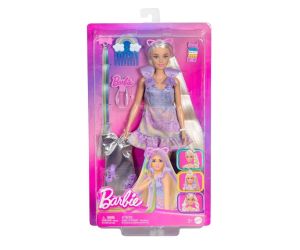 Кукла Barbie Fun & Fancy с дълга коса и 2 тоалета, Mattel