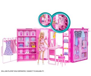 Barbie Dream Closet – гардероб с дрехи и аксесоари, Mattel
