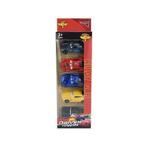 Комплект колички Cars с Маккуин – 5 броя