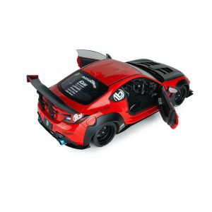 Метална кола Toyota GR86 Liberty Walk 1:18 – червен, Solido
