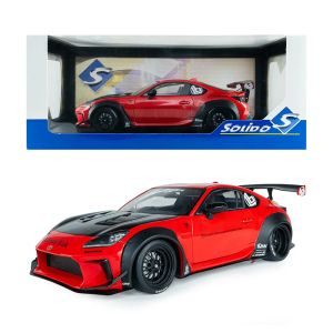 Метална кола Toyota GR86 Liberty Walk 1:18 – червен, Solido