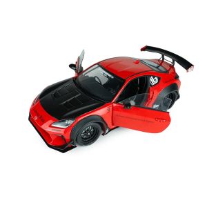 Метална кола Toyota GR86 Liberty Walk 1:18 – червен, Solido