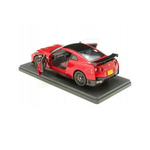 Метална кола Nissan GT-R 1:24 – червен, WHITE BOX