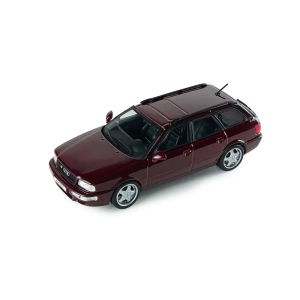 Метална кола Audi RS2 Avant B4 1995 1:43 – Ruby Red, Solido