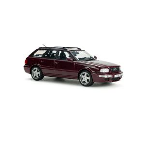 Метална кола Audi RS2 Avant B4 1995 1:43 – Ruby Red, Solido