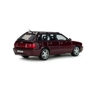 Метална кола Audi RS2 Avant B4 1995 1:43 – Ruby Red, Solido