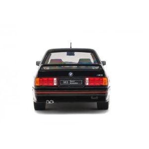 Метална кола BMW M3 E30 Sport Evolution 1:18 – черна, Solido