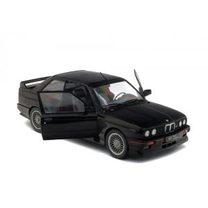 Метална кола BMW M3 E30 Sport Evolution 1:18 – черна, Solido