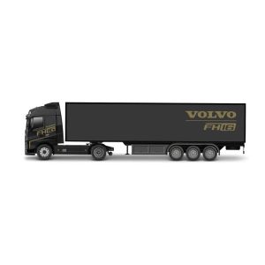 Метален камион Volvo FH16 750 с ремарке 1:43 – Bburago