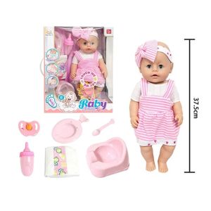 Кукла бебе 37.5 см с гърне и аксесоари