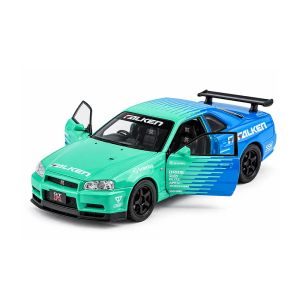 Метална кола Nissan Skyline GT-R R34 Falken 1:18, Без опаковка
