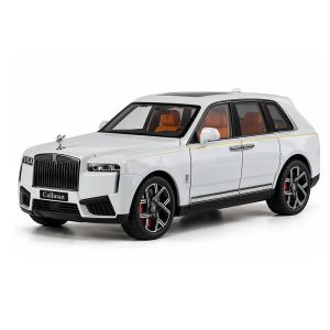 Метална кола Rolls-Royce Cullinan 1:24 – бяла, без опаковка