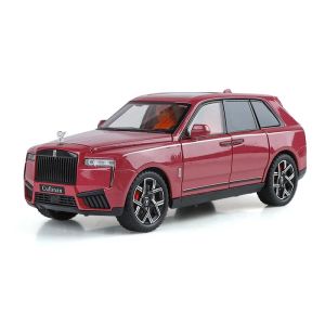 Метална кола Rolls-Royce Cullinan 1:24 – бордо, без опаковка