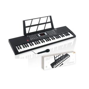 Детски синтезатор, С микрофон, 61 клавиша