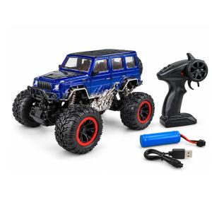 Джип Mercedes G-Class Monster Truck с дистанционно и пара – син