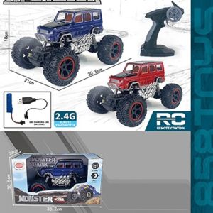 Джип Mercedes G-Class Monster Truck с дистанционно и пара – син