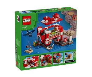 LEGO Minecraft 21270 – Къщата на Муухоморка, 500 части