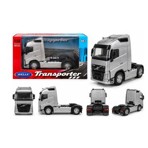 Метален камион Volvo FH 500 – сребрист, Welly